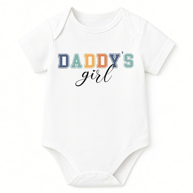 Image of Lillypupp Cotton Body Suit For New Born Baby Boy Girl Made To Express Love For Fathers /Daddies. Half Sleeves Romper Bodysuit Clothes For Infant Toddler Boys Girls.