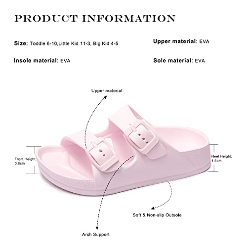 Image of FUNKYMONKEY Kids EVA Slides Waterproof Slip-on Pool Sandals for Boys Girls