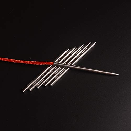 DECDEAL 6 Peças Paracord Conjunto de Costura com Cord Paracord Agulhas de Costura Paracord Ferrament