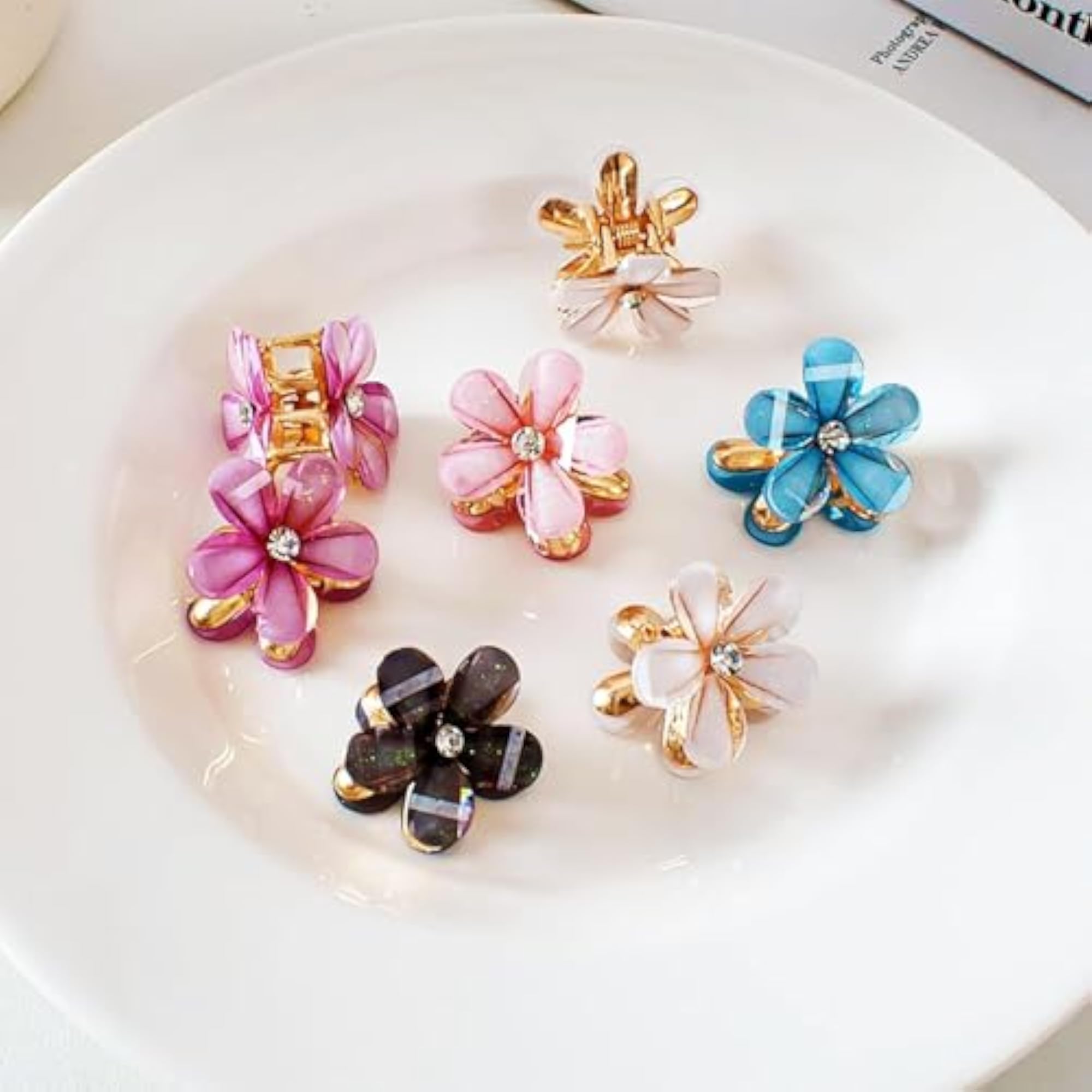 Multicolor Hairpin with Alligator Clips, Pack of 4 for Girls