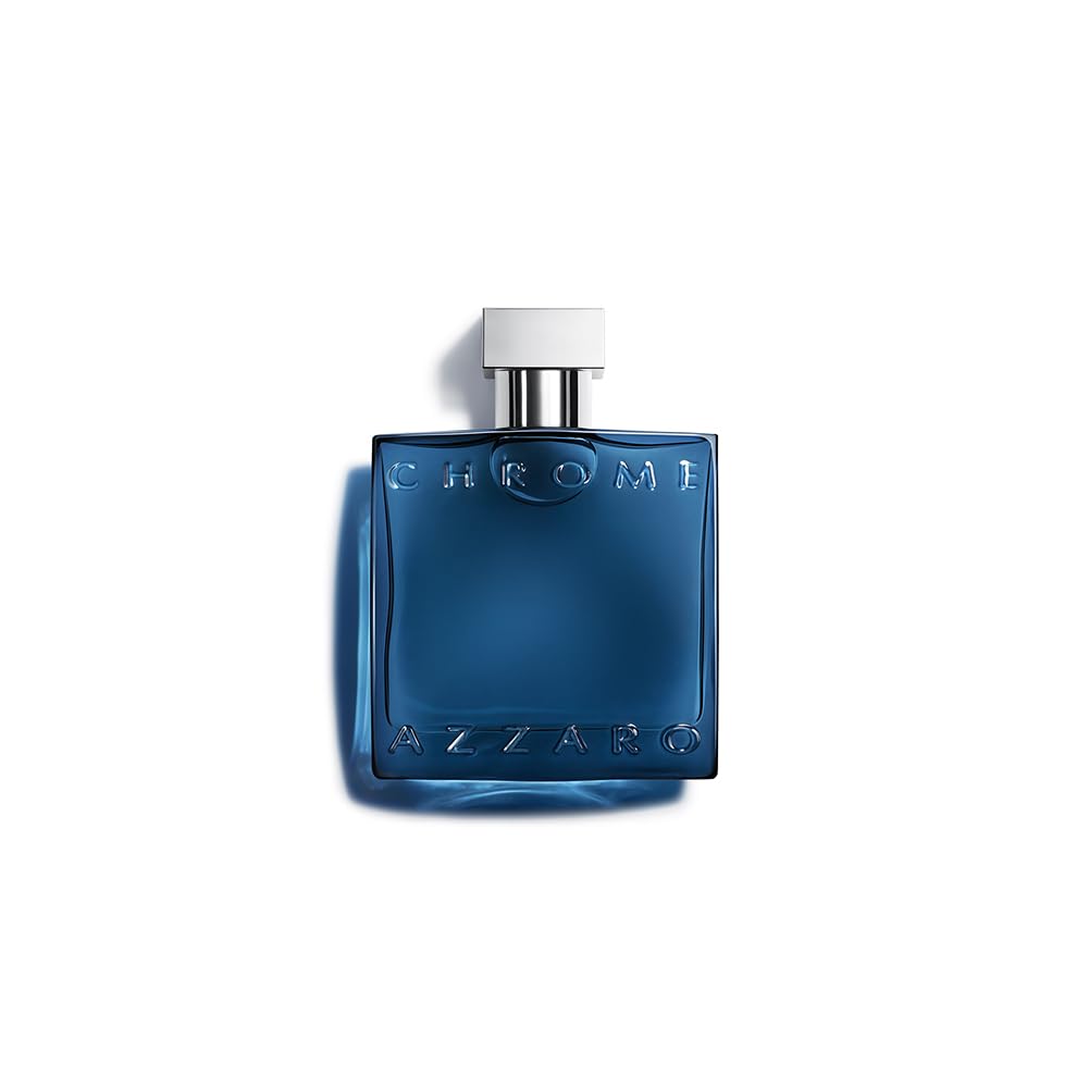 Azzaro Chrome Parfum 50 ml- Fresh Aromatic Mens Cologne - Intense Fougère Citrus Fragrance - Notes of Bergamot - Lasting Wear for Day & Night - Masculine Clean Scent - Luxury Perfumes for Men