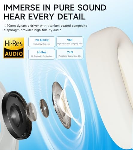 Edifier W800BT Pro Wireless Over-Ear Noise-Cancelling Headphones - Thumbnail 3