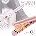 Hair Straightener, Magicfly Flat Iron with Ceramic Tourmaline Ionic, Straightening and Curling Iron with Adjustable Temp, Instant Heat, LCD Display, 360 Swivel Cord for All Hair Types