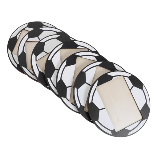 BAZEITFLOW Cadre Photo de Football en Bois de Peuplier 5 Mm Petit Cadre Photo pour Bureau pour Fan de Foot Idée Présent Sportive