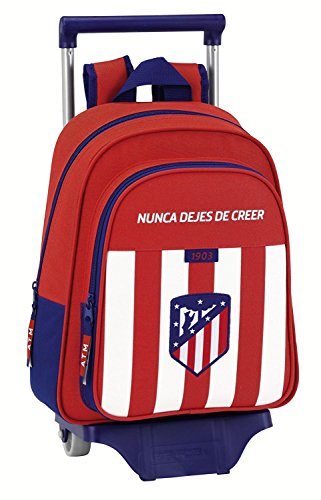 Safta Mochila Infantil Atlético De Madrid Oficial Con Carro 125x95mm