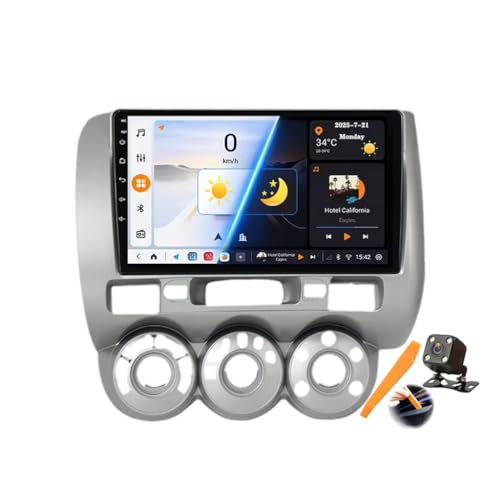 Cartablet 9 pouces Android Auto pour Jazz City afin de voyager sans stress