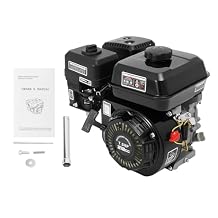 7.5HP Go Kart Engine Motor, 212CC 4-Stroke Air Cooled Single Cylinder Pull Start Gas Powered Engine, OHV Gasoline Engine for Compressor Lawnmower Pump Generator Mower Shaft Diameter20mm