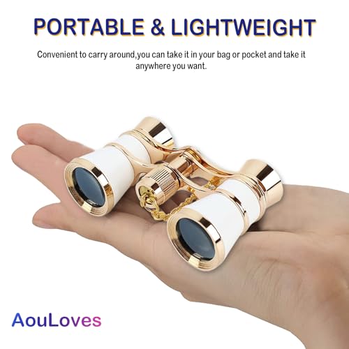 Binoculares Opera Glasses 3x25 Compactos y Ligeros miniatura 4