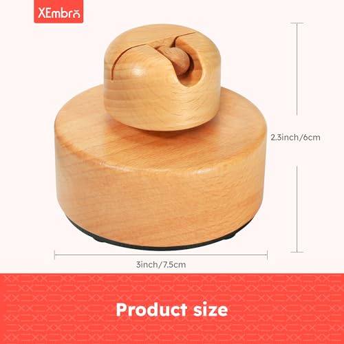 image for XEmbro Electric Embroidery Floss Bobbin Winder - Beech Embroidery Flos