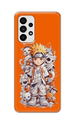 Image of PRINTFIDAA Plastic Printed Hard Back Cover Case For Samsung Galaxy A73 5G Back Cover (Famous Anime Cartoon Character) -112, Multi