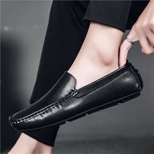 Men's Casual Loafers Flat Heel Slip Resistant Breathable Comfortable Driving Style Business Outdoors Wedding2