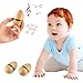Eggs Shakers, Profession Wooden Egg Maracas Shakers For Adults, Hand Percussion Instrument for Musical Education Party Classroom Prizes (Natural Big)