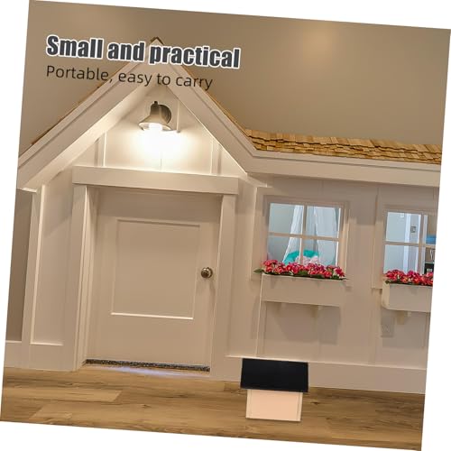 KOMBIUDA 3 Stück Teiliges Miniatur Hundehaus aus Holz Robustes Realistisches Puppenhaus Haustierzubehör Niedlicher Vielseitiger Mini-hundekennel für Puppenhaus Garten und Spielsets