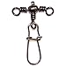 AnglerInt Raven 3-Way Snap Swivels Pack of 10