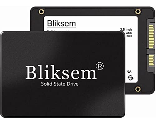 Bliksem SSD 128Go Disque Interne SSD SATA III 6 Go/s 2,5' Vitesse de Lecture jusqu'à 550 Mo/Sec, Compatible avec Ordinateurs Portables et Ordinateurs de Bureau H650 (Noir 128Go)