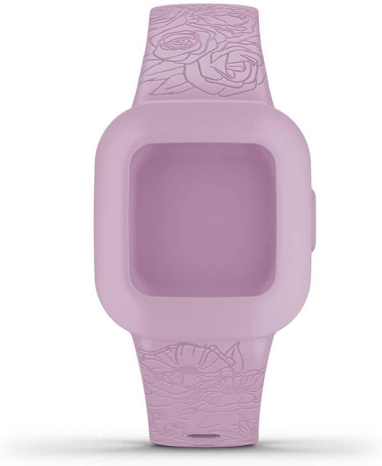 Garmin vívofit jr. 3 Replacement Band, Accessory band only, Original accessory, Silicone, Lilac Floral
