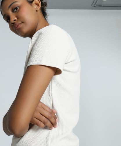 Image of Puma Women's Solid Regular Fit T-Shirt