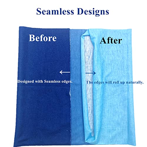 TAIYUNWEI Bufanda Mágica sin Costuras para Deportes, Multifuncionales al Aire Libre, Bufanda Mágica de la Cabeza, Diadema Elástica, Diadema Deportiva (6-Piezas-Colores) - imagen 6