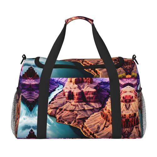 Beauty Grand Canyon Print Everyday Use Travel Duffle Bag Large Capacity Travel Bag Stylish Functional Bag