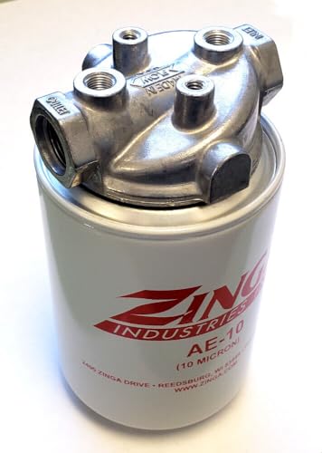 Zinga Filter Assembly - #8 ORB Housing with 10 Micron Filter