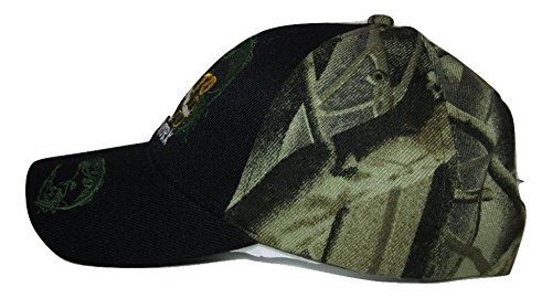 Gorra bordada camuflaje negro Born to Fish miniatura 3