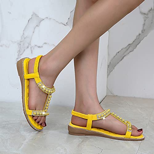 Sandalias de mujer 2025 verano casuales y elegantes con calce cómodo de plataforma 2