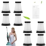 9 Stück für Hepa Filter Set, Staubsaugerfilter, für Genius Invictus One 1.0 X7 2.0 Zubehör für Filterstaubsauger, Waschbarer Hepa Filter Pack, mit Reinigungsbürst, für Rubot Handstaubsauger Filter