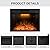 Benrocks 33'' Electric Fireplace Inserts, Recessed & Built in Wall Electric Fireplace Heater with Fire Crackling Sound, Adjustable Top Light & Flame Speed, Overheating Protection, 750/1500W Black