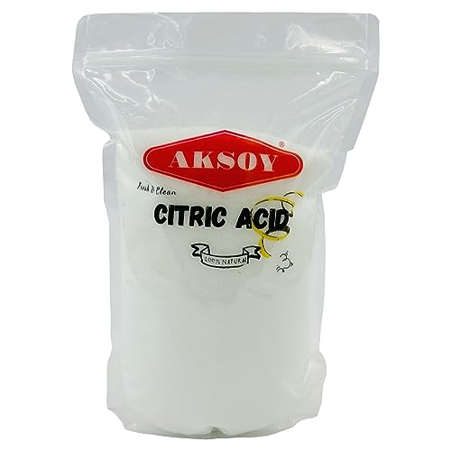 Citric Acid Food Grade 1000gr || Non-GMO Anhydrous Make Your Own BathBomb No Additives Sour Drinks Household Cleaning with Citric Acid Powder (Packaging may vary)