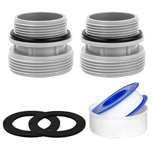 Poolschlauch-Adapter-Anschluss 38mm，Poolschlauch-Adapter-Umbausatz,mit Dichtung，Poolschlauchadapter mit Klebeband für Schwimmbad
