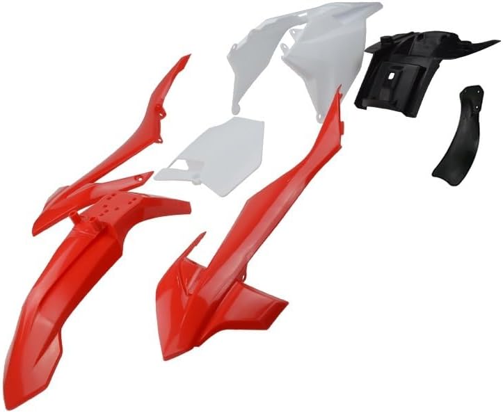 Motorcycle Side Wind Wing for KT50 DB20 Motorcycle Fairing Set Body Kit Plastic Mudguard Motorcycle Side Body Panel Motorcycle Side Body Panel(Grey White)