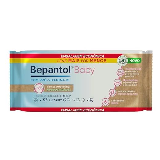 Lenço Umedecido, Bepantol Baby, Biodegradável - 96 unidades