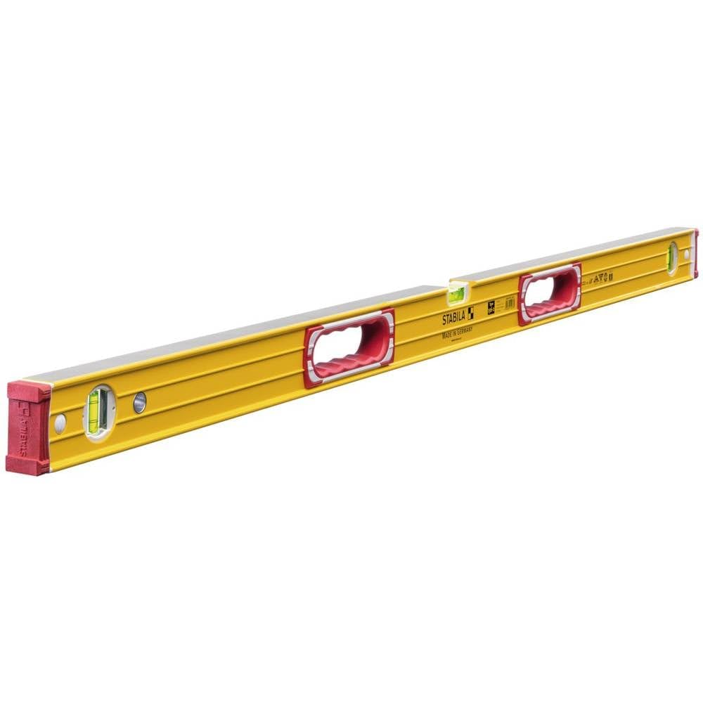 Stabila Type 196-2 Spirit Level 3 Vial Double Plumb 120cm / 48"" / 4ft Handle