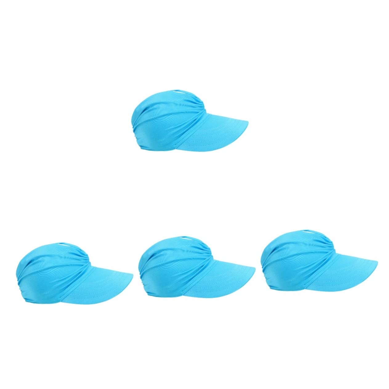 KOMBIUDA 4pezzi Cappello Sole Estivo per Ragazzo Ragazza con Visiera Larga Cappello da Spiaggia e Traspirante Protezione UV per attività all Aperto Adatto Viaggi e Vacanze Lago Taglia Anni