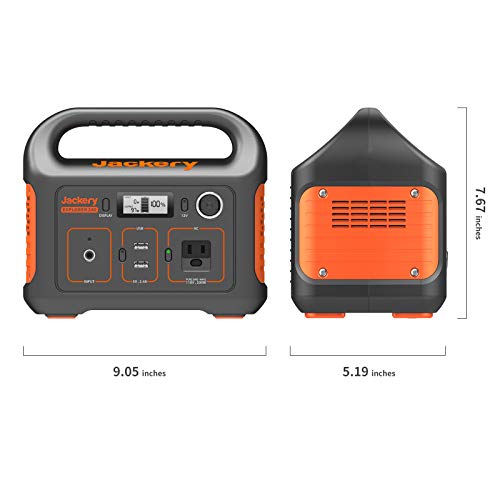 Jackery Portable Power Station Explorer 240, 240Wh Backup Lithium Battery, 110V/200W Pure Sine Wave AC Outlet, Solar Generator (Solar Panel Not Included) for Outdoors Camping Travel Hunting Emergency