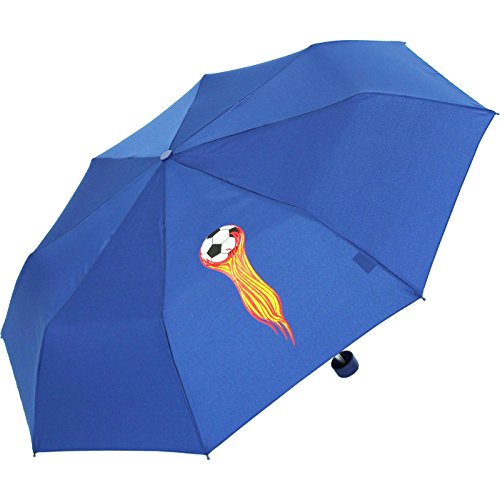 Preisvergleich Produktbild Kinderschirm Jungen Mini Taschenschirm Light Kids blau - Fireball