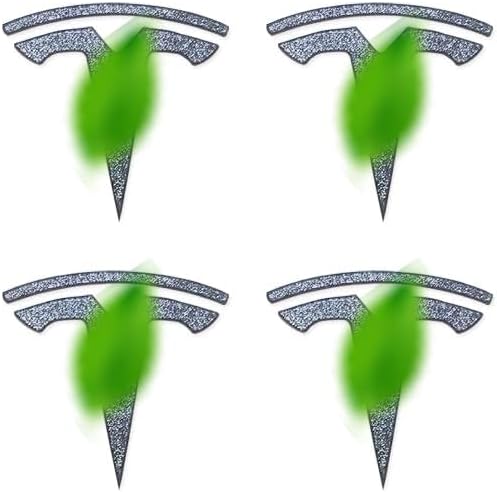 Car Front Side Turn Signal Cover Indicator Camera T-Logo Vinyl Decal Stickers Exterior Decoration Compatible with Model S X Y 3