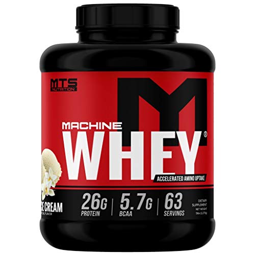 MTS Nutrition Machine Whey Protein Powder, (5lbs., Vanilla) MTS Nutrition Machine Whey Protein Powder, (5lbs., Vanilla)