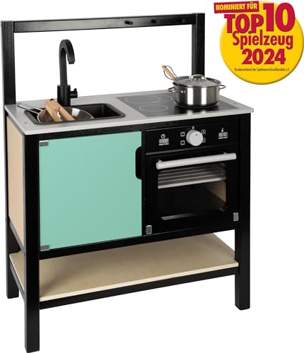 Small Foot Cucina Gioco Industrial In Legno, Cucina Per Bambini Con Accessori, Per Bambini Dai 3 Anni, 12433 - 14