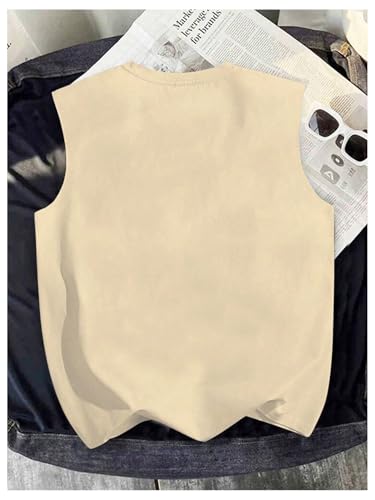 Men's Retro Graphic Tank Top Crew Neck Summer Sleeveless Tops Hippop Streetwear2