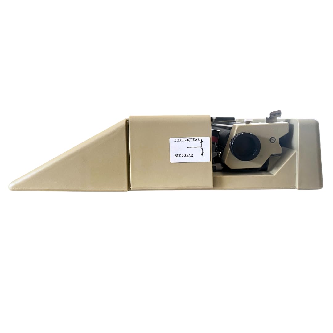 Genérico Máquina de Escribir Vintage Olivetti Lettera 25 - Teclado en Castellano Revisada y Funcional Ideal para Coleccionismo - Totalmente Funcional