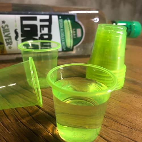 Copo Descartável de Tequila Shot 30ml Neon 20 UN