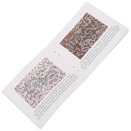 FUOYLOO Color Deficiency Test Book for Color Deficiency Visual Test