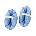 ObboMed® MB-6940B Heels Ankles Feet Protector, Protection Pillow Cushion with Polyester/Cotton Cover for Pressure-Relieving, one Size fits Most, Light Blue, 1 Pair