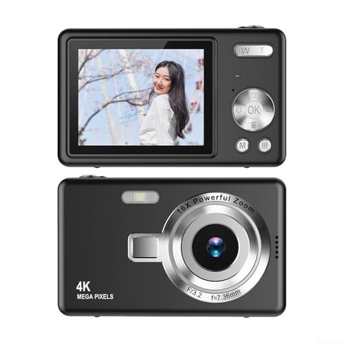 Cámara digital CCD de 96MP para evitar fotos borrosas gracias a su pantalla IPS en tiempo real