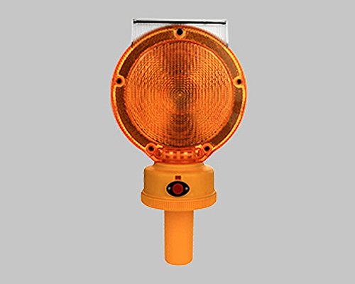 BSL2LHD AMBER TYPE A/C HYBRID SOLAR LED Barricade Light w/Photocell 7