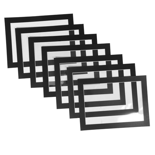 JECOMPRIS 12pcs Cardboard Photo Frames for Boys and Girls Art Display Easy Install Paper Photo Frame Decoration Set