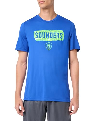 T-shirt adidas Seattle Sounders taille L léger et respirant pour homme
