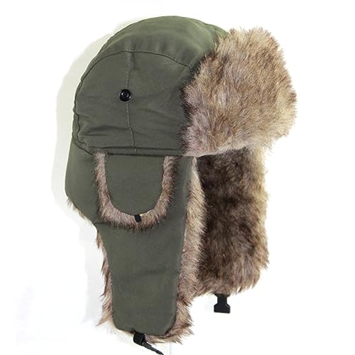 Chapka ski homme et femme bonnet russe en fausse fourrure pour affronter le grand froid