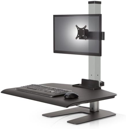Innovative WNST-1-FS-M-BLK-124 Single Monitor Workstation